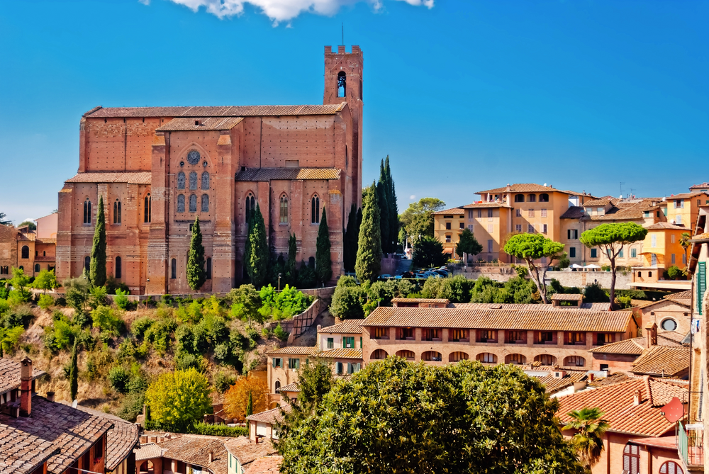 Siena in der Toskana, Italien
