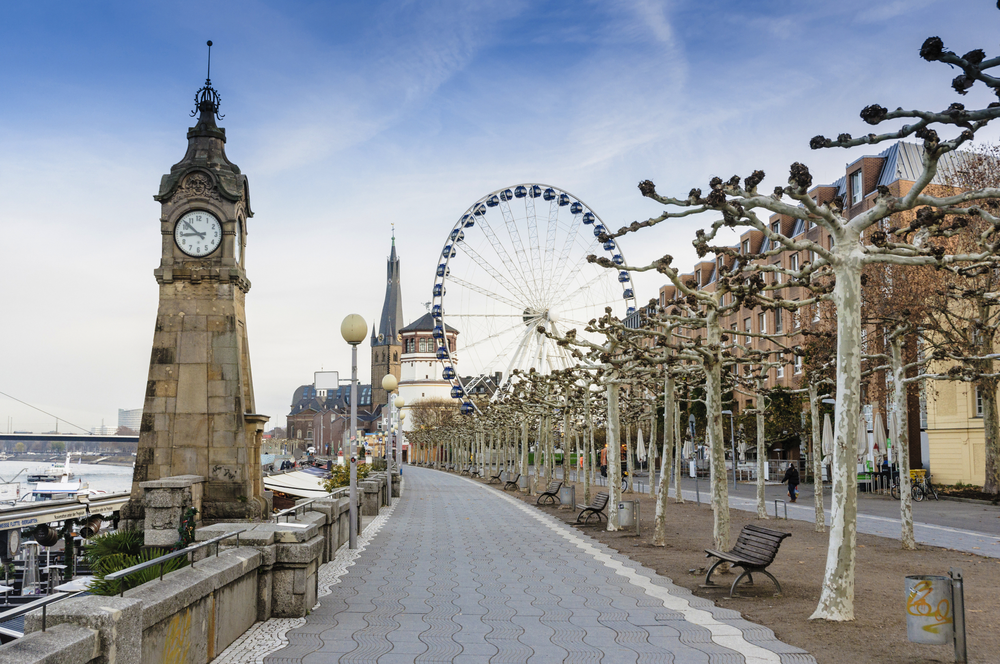 Düsseldorf im Winter