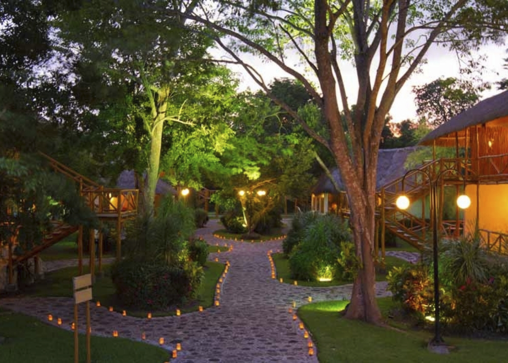 Anlage des Hotel Villas Chicanná